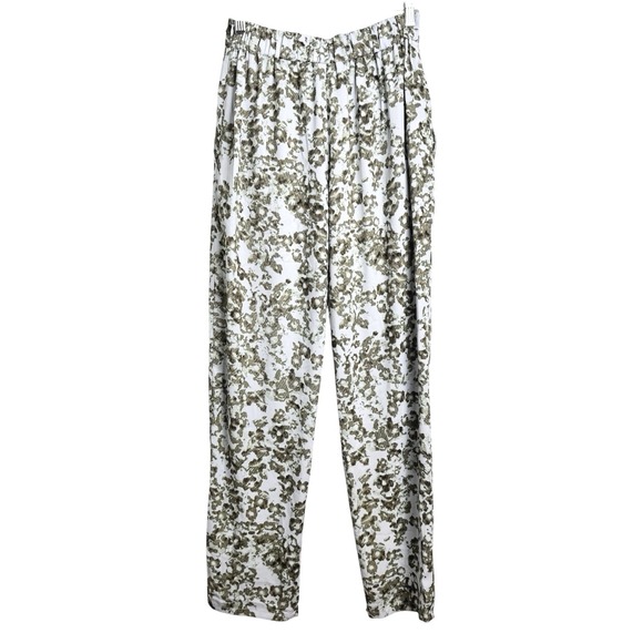 Nordstrom Pants - OPEN EDIT‎ Women's XS NWOT Pull On Blue Green Cosmic Floral Abstract Pants